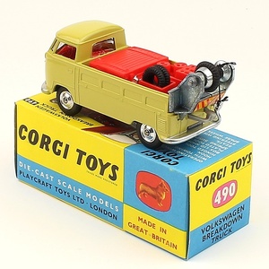 CORGI TOYS 490 VOLKSWAGEN BRAKEDOWN TRUCK BOXED EXCELLENT