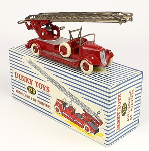 Dinky Toys Atlas Repro Ref 32 D Five Firefighter Delahaye Certif 1 Sheet 