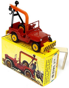 Atlas Dinky Toys 1412 Jeep De Depannage Truck Red Diecast Models