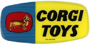 Corgi toys sign x3