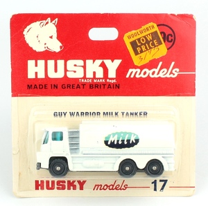 Husky 17 milk tanker x121