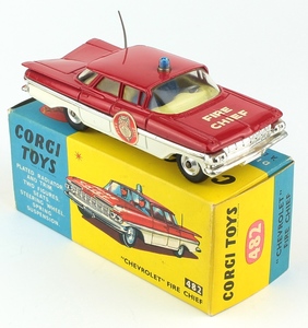 Corgi 482 chevrolet fire chief x287