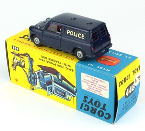 Corgi 448 bmc mini police van x3041