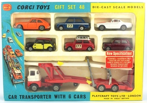 Corgi gift set 48 transporter mg x329