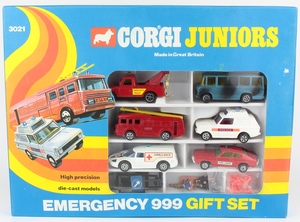 Corgi juniors 3021 emergency gift set x351