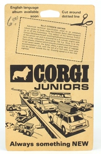 Corgi juniors 2 citroen safari x3991