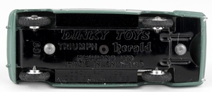 Dinky 189 triumph herald prmotional x4312