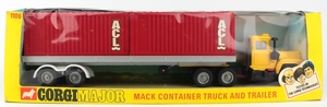 Corgi 1106 acl mack container truck x527