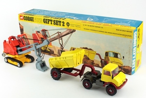 Corgi gift set 2 mercedes goose dumper x528