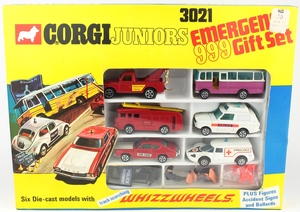 Corgi juniors 3021 emergency 999 set x577