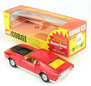 Corgi 391 james bond mustang x6051