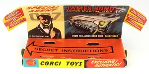 Corgi 261 james bond's aston  martin x6694