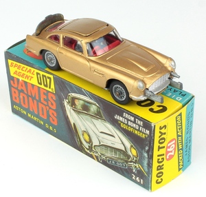 Corgi 261 james bond's aston  martin x669