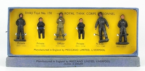 Dinky 150 royal tank corps personnel x676