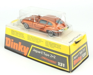 Dinky 131 e type jaguar bronze bubble pack x7351