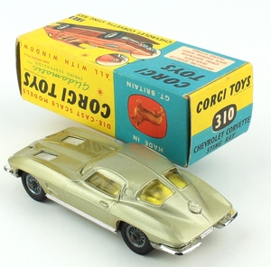 Corgi 310 corvette sting ray champagne x7511