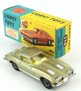 Corgi 310 corvette sting ray champagne x751