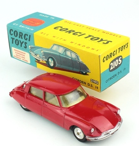 Corgi 210s citroen ds19 x753