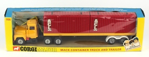Corgi 1106 mack container truck acl x775