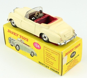 South african dinky 194 bentley coupe x8691