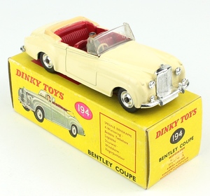 South african dinky 194 bentley coupe x869