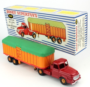 French dinky 36b willeme tractor trailer x883
