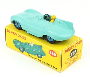 Dinky 238 d type jaguar yy71