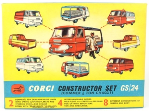 Corgi gift set 24 constructor set yy72