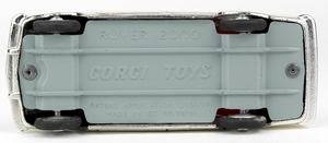 Corgi 252 rover 2000 chrome yy842