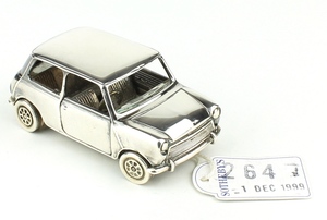 Corgi 200 british leyland mini silver yy125