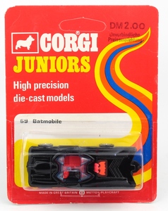 Corgi juniors 69 batmobile yy130
