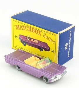 Matchbox 39 pontiac convertible yy345