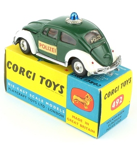 Corgi 492 vw polizei yy3681