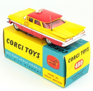 Corgi 480 chevrolet taxi yy4391