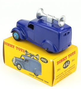 Dinky toys 492 loud speaker van yy6011