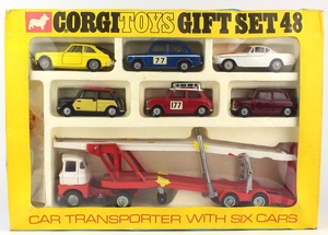 Corgi toys gift set 48 transporter cars yy636