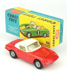 Corgi toys 319 lotus elan coupe yy640