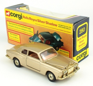 Corgi toys 280 rolls royce silver shadow yy661