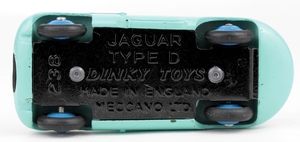 Dinky toys 238 jaguar d type racer yy6832