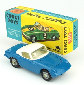 Corgi toys 319 lotus elan coupe yy704