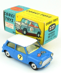 Corgi toys 227 mini cooper competition yy768