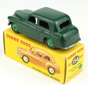 Dinky toys 154 hillman minx green yy8261