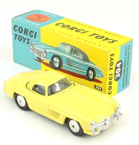 Corgi toys 304 mercedes hardtop roadster yy848