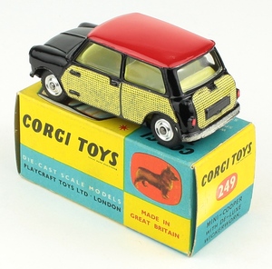 Corgi toys 249 mini cooper wickerwork yy8491