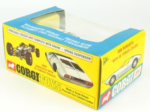 Corgi toys 270 5000 mangusta de tomaso chassis yy8561