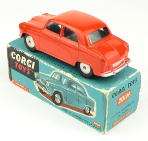 Corgi toys 201m austin cambridge saloon orange yy8661a