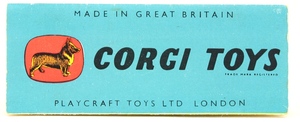 Corgi toys 200m ford consul yy8653