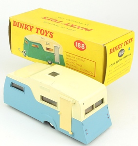 Dinky toys 188 four berth caravan yy8691