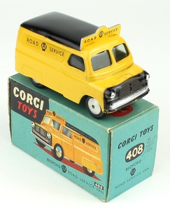 Corgi toys 408 aa bedford van yy898