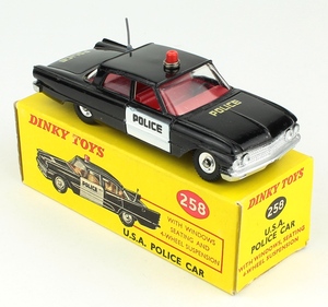 Dinky toys 258 usa police car yy964